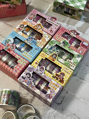چسب واشی فانتزی شفاف